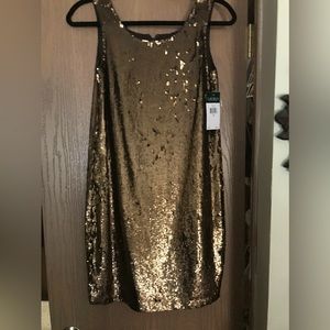 COPY - Ralph Lauren gold cocktail dress
